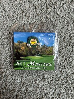 Masters 2011 Commemorative Pin - Green and Yellow